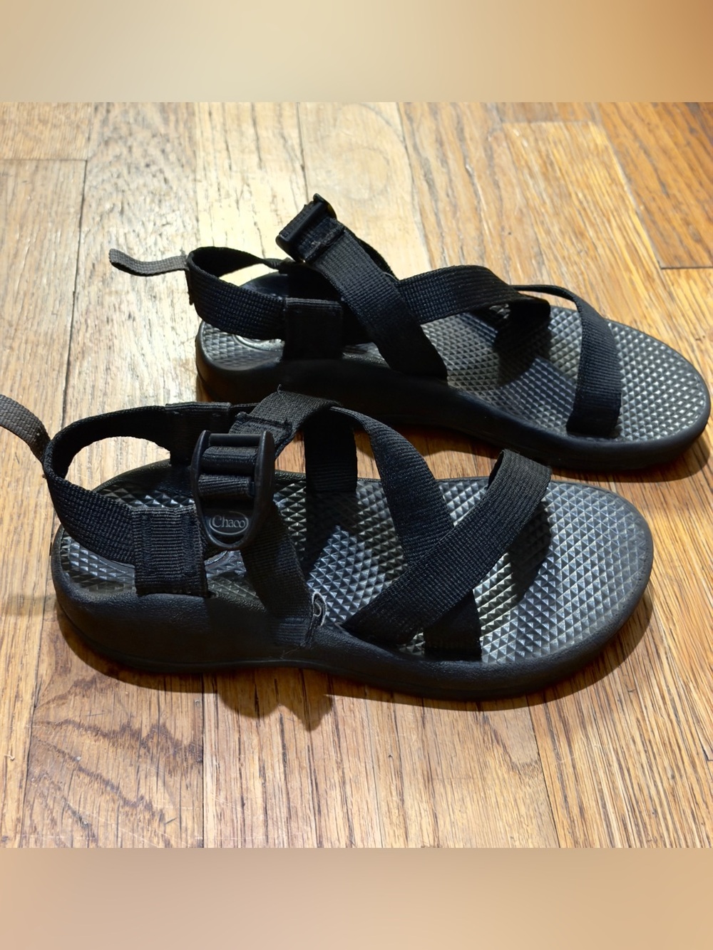 Chaco Kids Black Strappy Outdoor Sandals